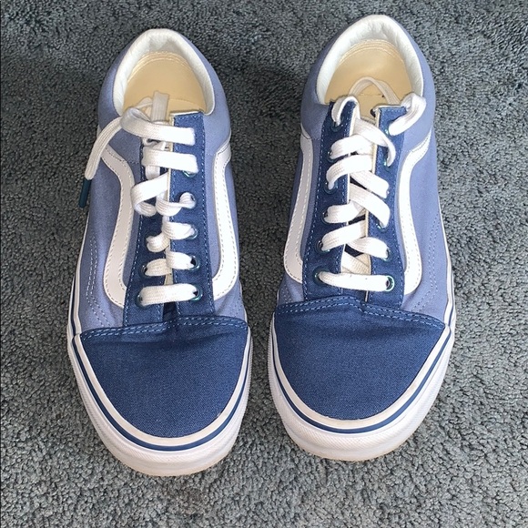 different colored vans